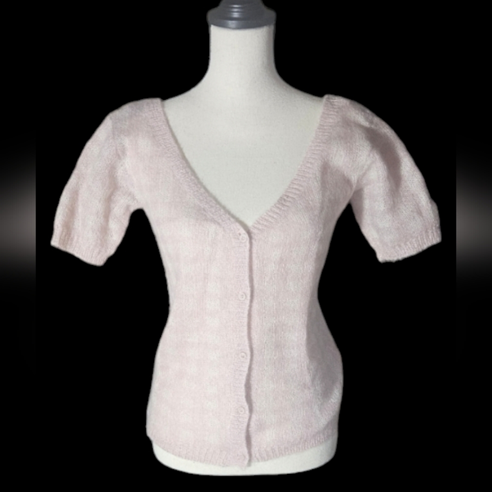Prada Mohair Short Sleeve Sweater